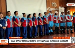 Trujillo: SAMU La Libertad gana premio internacional de excelencia