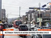 Áncash: restringen tránsito en av. Raymondi por obras civiles