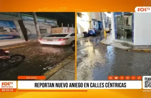 Chiclayo: fuga de agua potable afecta transitabilidad céntrica