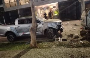 Trujillo: explosión en Urb. Palmeras del Golf dañó dos vehículos, intervienen dos sujetos y dos menores
