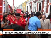 Trujillo: Entregan ambulancia a Compañía Salvadora Trujillo