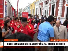 Trujillo: Entregan ambulancia a Compañía Salvadora Trujillo