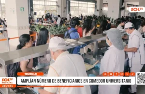 Trujillo: amplían número de beneficiarios en comedor universitario