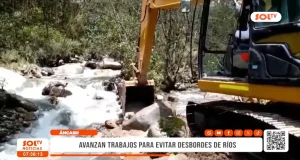 Áncash: trabajos de prevención ante desastres naturales