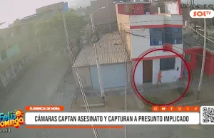 Trujillo: cámaras captan asesinato y capturan a presunto implicado