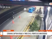 La Libertad: cámaras captan ataque a tiros en frontis de universidad