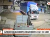 Trujillo: camión derriba cables de telecomunicaciones y huye del lugar