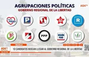 Trujillo: 10 candidatos buscan llegar al Gobierno Regional La Libertad