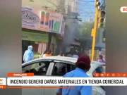 Chiclayo: incendio provocó daños materiales en tienda comercial