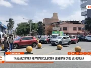 Chiclayo: trabajos para reparar colector generan caos vehicular