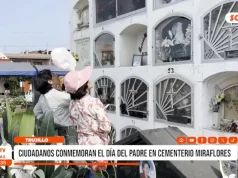 Trujillo: conmemoran el Día del Padre en cementerio Miraflores