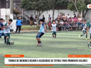 Deportes: torneo reunió a escuelas y academias de fútbol de menores