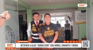 Chiclayo: capturan al ‘Gordo Cero’, cabecilla de banda criminal