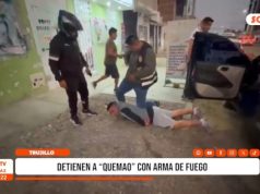 Trujillo: capturan a ‘Quemao’ con revólver cargado