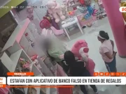 Huanchaco: estafan tienda de regalos con app de banco falsa
