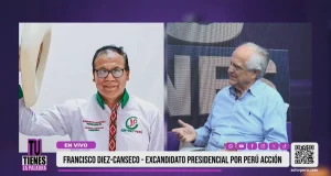 Francisco Diez Canseco, excandidato presidencial por Perú Acción: «Sánchez moviliza gente y pide reconteo de votos; es un manotazo de ahogado. Que salgan a protestar si quieren, pero no a generar destrozos o muertes»