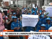 Trujillo: sindicatos protestan por presupuesto municipal