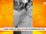 Trujillo: matan a padre de familia en plena celebración por su día
