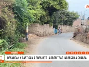 Trujillo: desnudan y castigan a presunto ladrón tras ingresar a chacra
