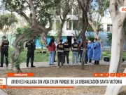 Chiclayo: joven es hallada sin vida en un parque de la urb. Santa Victoria