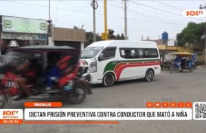 Trujillo: Dictan 8 meses de prisión preventiva al conductor que mató a niña