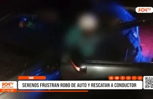 Virú: serenos frustran robo de auto y rescatan a conductor