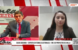 “Ningún partido tiene mayoría absoluta. Se van a requerir acuerdos y consensos” Directora de proyectos de Aklla, Silvia Guevara