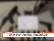 La Libertad: video con presunta lista de víctimas siembra miedo en Ascope
