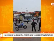 Lima: balean bus de la agrupación Las Estrellas de la Cumbia y dejan tres heridos