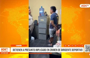 La Libertad: Capturan a presunto implicado en asesinato de dirigente deportivo en Chepén