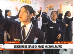 Trujillo: lenguaje de señas en himno nacional patrio