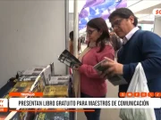 Trujillo: presentan libro gratuito para maestros de comunicación