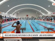 Deportes: más de 400 escolares participaron en copa de natación “Luiggi Gayoso Rodríguez”