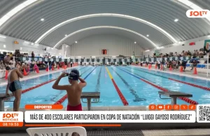 Deportes: más de 400 escolares participaron en copa de natación “Luiggi Gayoso Rodríguez”