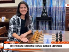 Deportes: joven trujillana clasificó a la Olimpiada Mundial de Ajedrez 2026
