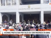 Áncash: vecinos protestan por falta de contingencia en obra