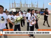 Trujillo: despiden a joven fallecido en accidente de tránsito en Víctor Raúl