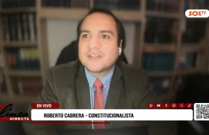 Roberto Cabrera, Constitucionalista: «Keiko Fujimori tiene legalidad; ahora tendrá que buscar legitimidad»