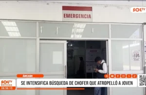Áncash: se intensifica búsqueda de chofer que atropelló a joven