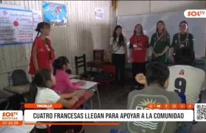 Cuatro scouts francesas llegan a Trujillo para apoyar a niños vulnerables