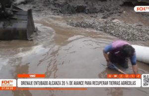 Virú avanza al 35 % con drenaje para recuperar tierras agrícolas
