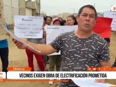 Vecinos exigen ejecución de obra de electrificación prometida en Víctor Larco
