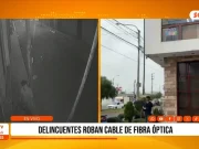 Trujillo: Delincuentes roban cable de fibra óptica en Urb. El Cortijo