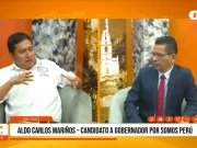 Aldo Mariños promete mano dura contra el crimen y cuestiona a sus rivales