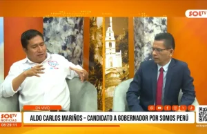 Aldo Mariños promete mano dura contra el crimen y cuestiona a sus rivales