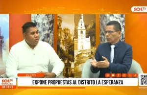 Trujillo: Jorge Bautista plantea seguridad y obras ante candidatura en La Esperanza