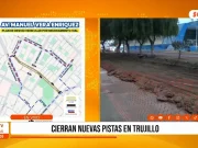 Trujillo: Inician obras en avenida Manuel Vera Enríquez y vecinos alertan fuga de agua