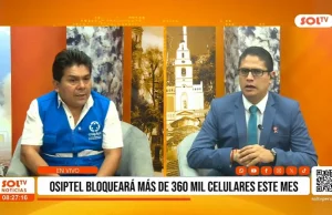 Osiptel bloqueará más de 360 mil celulares no registrados en julio