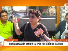 Walter Palomino Chacón: «Nosotros hemos hecho un estimado que son 50 mil pobladores que son afectados. Hay casos con infecciones respiratorias.»