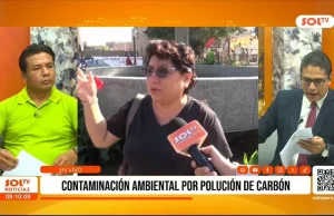 Walter Palomino Chacón: «Nosotros hemos hecho un estimado que son 50 mil pobladores que son afectados. Hay casos con infecciones respiratorias.»